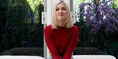 Bubbly girl next door willing to do just about anything to get into a new line of work