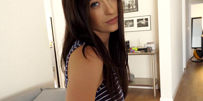 Dazzling young gal is eager to give a blowjob and ride the cock like a cowgirl