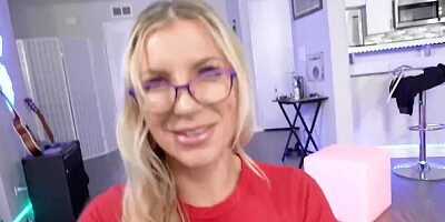 Big Ass MILF Sucks Step Son POV