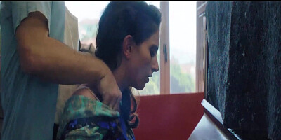 Naked celebrities have wild sex with cum into pussy