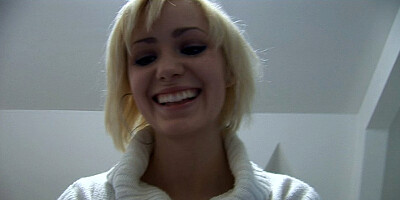 Blond Girl Picked up and Fucked at HomeParty