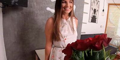 Cuckold gets hard watching his wife Jenifer Jane being fucked