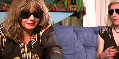 Horny lad plays with stepmom's hairy pussy after getting a blowjob