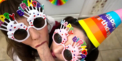 Stepmom And Stepsister Prepare Special Birthday Party