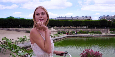 Outdoor lovemaking between two handsome people who enjoy sensual anal intercourse