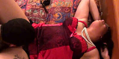 Bootylicious white MILF is getting poked with a big black cock