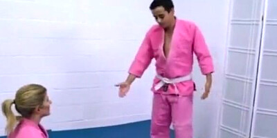 MILF Mom Has Sex with Her Stepson While Training