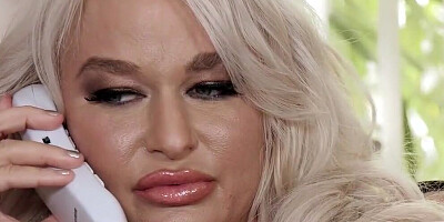 Busty MILF Brunette Fucks Her Stepson To Help Him Out