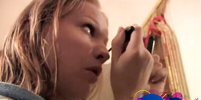 Orgasm scene with blooming hottie from LMAO GFs