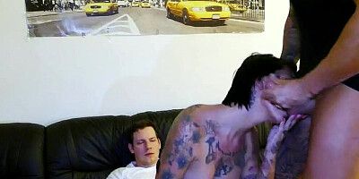 German Wife seduce to Amateur MFM Threesome with his best Friend