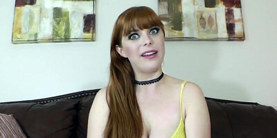 Sexy Redhead Penny Pax Teases her Brother & Shows off her Tits,Pussy & Ass!