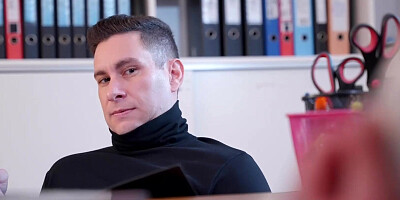 MOMXXX Big tits blonde MILF boss domme Kaira Kampen fucks office worker