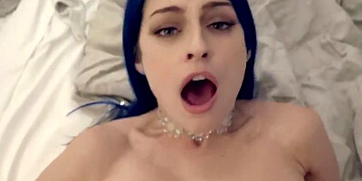 Slutty big ass chick gets viciously banged and rewarded with a creampie