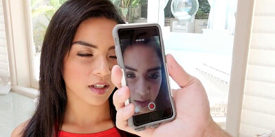 Cheating Latina girlfriend ends up having sex with her lover's best buddy
