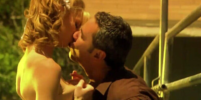 Dodgy Cowboy gets Blowjob from 19 yo Steadaughter