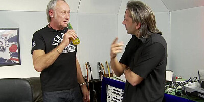 Naughty blonde chick wants two hard cocks at once