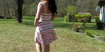 I masturbate in the campsite while they watch me