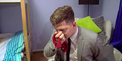 Once the cock was stiff enough, two hot chicks started taking turns on it