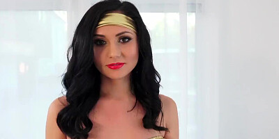 Mofos - Pornstar Vote - Cute wonder Woman Cosplay Starring Ariana Marie