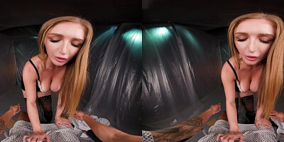 Skylar Snow is riding lucky stud's prick in this hot VR