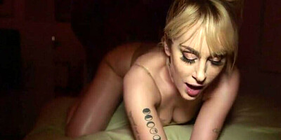 Blonde mom Maxim Law rides a big black cock like a pro