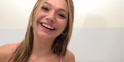 This amateur teen is 19 and weighs only 95lbs