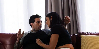 Slutty MILF Reagan Foxx seduces and fucks her own stepson