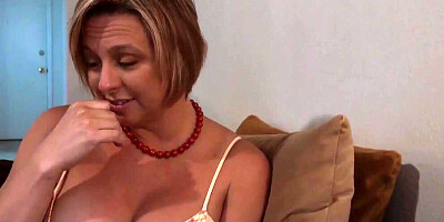 Huge Boobs Blonde Milf Brianna Beach Confesses To Her Step Son That She Likes Watching Him Masturbate