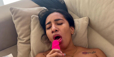Stepmom is horny and loves anal sex
