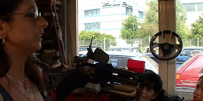 Two slutty MILFs and a guy are shagging in threesome