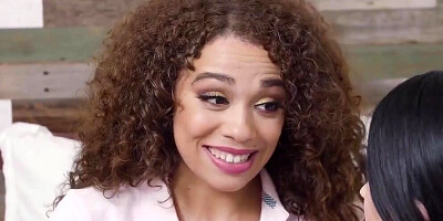 Alex Coal and her BFF sharing hard cock in this foursome