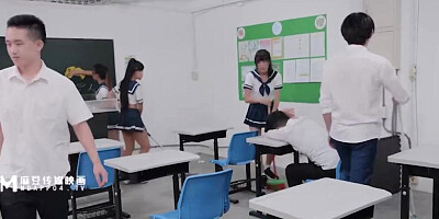 Slut young teacher with tight pussy got fucked so hard by her student