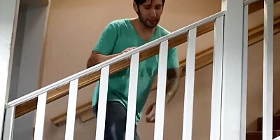 Jade Nile Has No Cash To Tip The Movers, So She Uses Her Talents While Her Stepdad Watches - DigitalPlayground