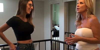 Step Mother Teaches Handjobs with Jodi West and Dava Foxx