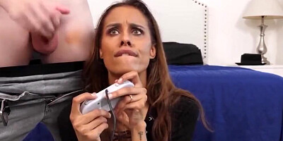 Stepmom Plays With Stepson's Video Game Joystick - MommyBlowsBest