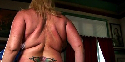 Big tits mature BBW sucking cock for a facial cumshot