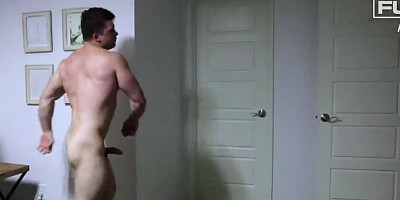 Buffed guy has a hungry young pussy at his full disposal