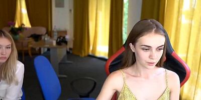PAWG Teens get Bored and Masturbaate together