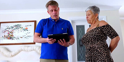 AGEDLOVE Mature Got All Holes Traffic With Her Handy Lover