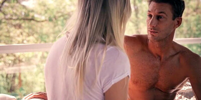 Pretty teen girl wanted to bang her handsome stepdad for a long time