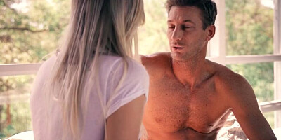Pretty teen girl wanted to bang her handsome stepdad for a long time