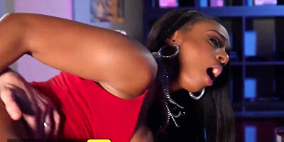 Black diva copulates with lustful sex shop owner