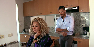 Fit tattooed blonde ends up fucking a Colombian gangster