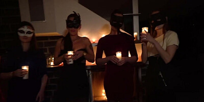 Family party ends up with creampies and lots of cumshots