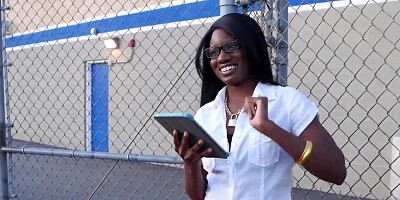 Black babes enjoy kinky sex in the bedroom