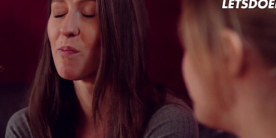 Beautiful Babes Emylia Argan & Casey A Seduce Each Other Into Hot Lesbian Sex - A GIRL KNOWS