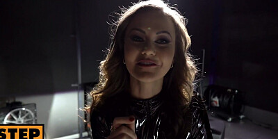 MILF fucks you into the family in sexy latex dress - itsPOV