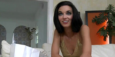 Busty blonde MILF is being fucked by sister's horny husband