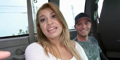 Splendid MILF gets picked off the street and fucked in van
