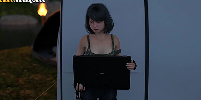 ABOVE THE CLOUDS • AMAZING FUCK WITH MY STEPSISTER IN THE WOODS